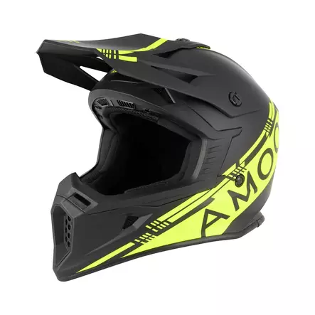AMOQ Meteor V2 Kypärä Musta/HiVis XL - MP Offroad-kypärät - 88681 - 1