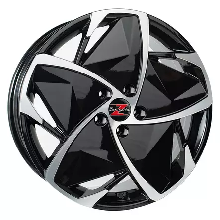 Barzetta Elettrico Black Polished Sähköauton 8.0x19 Jako: 5x114.3 ET: 35 vanne - 19-tuumaiset - 2691 - 1