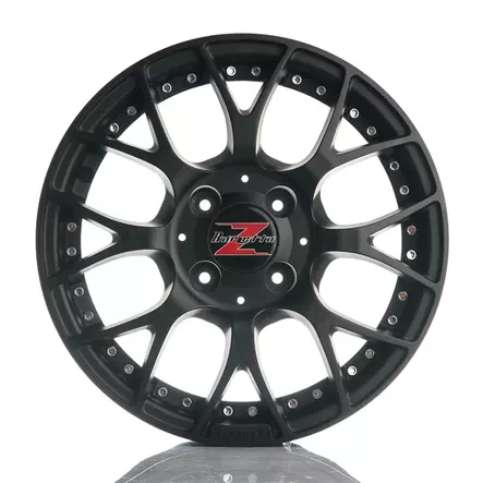 Barzetta Piccolo MattBlack Mopoautoihin 4.5x14 Jako: 4x114.3 ET: 10 vanne - 14-tuumaiset - 3271 - 2