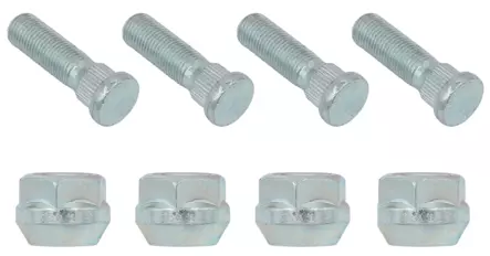 Bronco Levikepalan Pultit ja Mutterit M12 x 1.25 x 42mm (4kpl) - Mönkijän Levikepalat - 72171 - 1