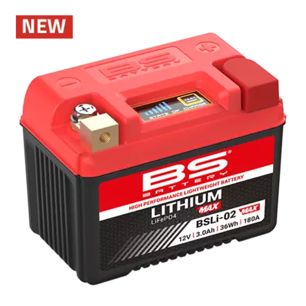 BS Battery BSLI-02 MAX Lithiumakku - Yleisosat - Akut - 79451 - 1