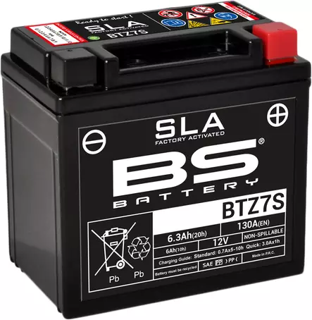 BS Battery BTZ7S (FA) SLA - Sealed & Activated - Yleisosat - Akut - 107811 - 1