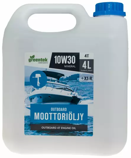 Greentek Outboard 10W30 4L moottoriöljy perämoottorit (3) - Veneöljyt & polttoaineen lisäaineet - 84181 - 1