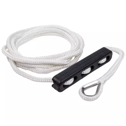 Qvarken Kiinnitysköysi Dockline joustimella 14mm 4m valkoinen - Veneen kiinnitys - 110521 - 1