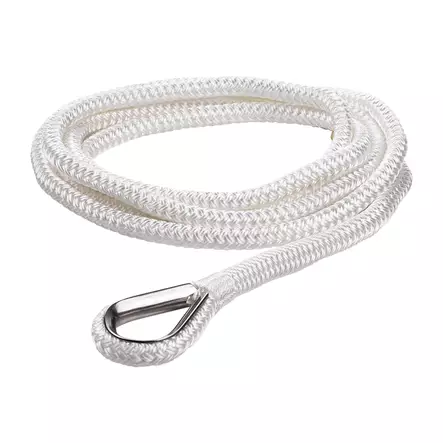 Qvarken Kiinnitysköysi Dockline koussilla 14mm 6m valkoinen - Veneen kiinnitys - 110891 - 1