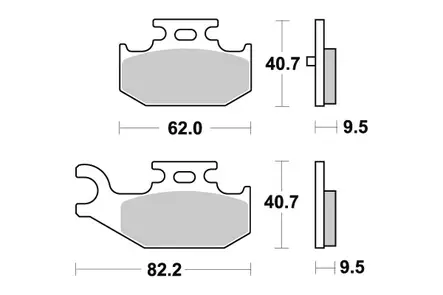 Sbs Jarrupalat Sintered Offroad - Moottoripyörän Jarrupalat - 102241 - 1