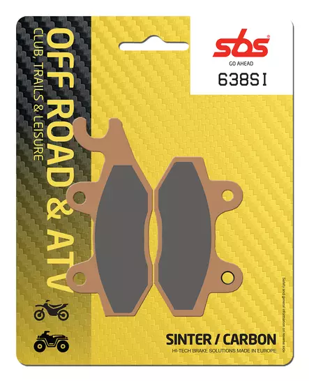 Sbs Jarrupalat Sintered Offroad - Moottoripyörän Jarrupalat - 104501 - 1