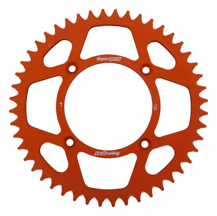 Supersprox Alumiini takaratas RAL-720:48 Oranssi - Moottoripyörän Ketjut & rattaat - 101771 - 1