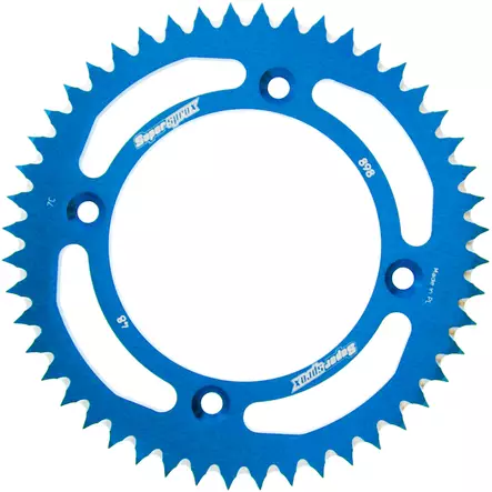 Supersprox Alumiini takaratas RAL-898:49 Sininen - Moottoripyörän Ketjut & rattaat - 101741 - 1