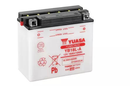 Yuasa akku, YB18L-A (cp) Happopatruuna mukana (2) - Yleisosat - Akut - 107961 - 1