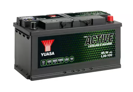 Yuasa L36-100 Active Leisure Battery 12V 100Ah 900A (12) - Yleisosat - Akut - 90831 - 1