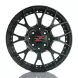 Barzetta Piccolo MattBlack Mopoautoihin 4.5x14 Jako: 4x114.3 ET: 10 vanne - Auton Vanteet - 3271 - 2