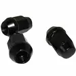 Aluvannemutterisarja musta 1,5mm nousu, 12mm, 20 kpl - Pultit ja mutterit - 115461 - 1