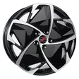 Barzetta Elettrico Black Polished SÃ¤hkÃ¶auton 8.0x19 Jako: 5x108 ET: 45 vanne - 19-tuumaiset - 2611 - 1