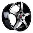 Barzetta Inverno Black Polished 6x15 Jako: 5x114.3 ET: 45 vanne - 15-tuumaiset - 2621 - 3