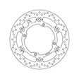 Brembo Serie Oro jarrulevy kelluva - Moottoripyörän Jarrulevyt - 102211 - 1