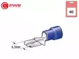 C-PWR LAATTALIITTIMET SIN 40KPL 6.3X0.8MM - Yleisosat ja tarvikkeet - 42221 - 1