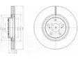 JARRULEVY DELPHI, 2 KPL / PKT, ETU, TOYOTA AVENSIS, VERSO - Yleisosat ja tarvikkeet - 14891 - 1