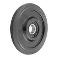 Kimpex Telapyörä Musta Polaris 162mm - Moottorikelkan Telastonpyörät - 77871 - 1