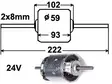 LÄM.MOOT. 24V 2X8MM/222MM - Yleisosat ja tarvikkeet - 78561 - 1