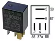 MIKRORELE BOSCH 12V 10/30A, VASTUS, 5-NAP - Yleisosat ja tarvikkeet - 77221 - 1
