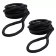 Qvarken Lepuuttajaköysi 6mm 1,5m musta 2kpl - Veneen kiinnitys - 111111 - 1