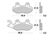 Sbs Jarrupalat Ceramic (713HF) - Moottoripyörän Jarrupalat - 105201 - 1