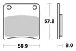 Sbs Jarrupalat Sintered - Moottoripyörän Jarrupalat - 104151 - 1