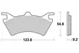 Sbs Jarrupalat Sintered Atv - Moottoripyörän Jarrupalat - 105251 - 1