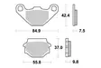 Sbs Jarrupalat Sintered Offroad - Moottoripyörän Jarrupalat - 105171 - 1