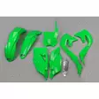 UFO Plastic kit Green FluoKX250F 21-24 KX450F 19-23 - Moottoripyörän Muovisarjat - 82471 - 1