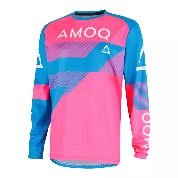 AMOQ Ascent Strive V2 Ajopaita Vaaleansininen-Pinkki XL - MP Paidat - 87892 - 1