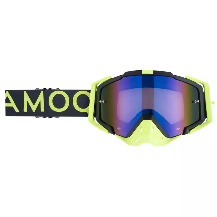 AMOQ Aster Crossilasit Black-HiVis - Blue Mirror - ATV Ajolasit - 84972 - 1