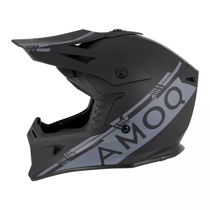 AMOQ Meteor V2 Kypärä Musta/Harmaa XL - MP Offroad-kypärät - 89372 - 1