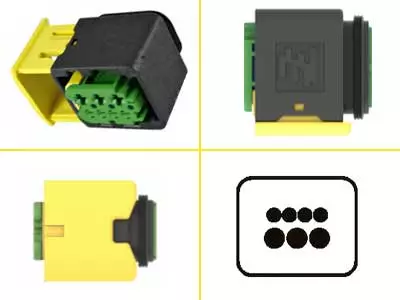 AMP HDSCS 1,5K/2,8 HYLSYRUNKO 7-NAP VIHREÄ GROUP C - Yleisosat ja tarvikkeet - 70242 - 1