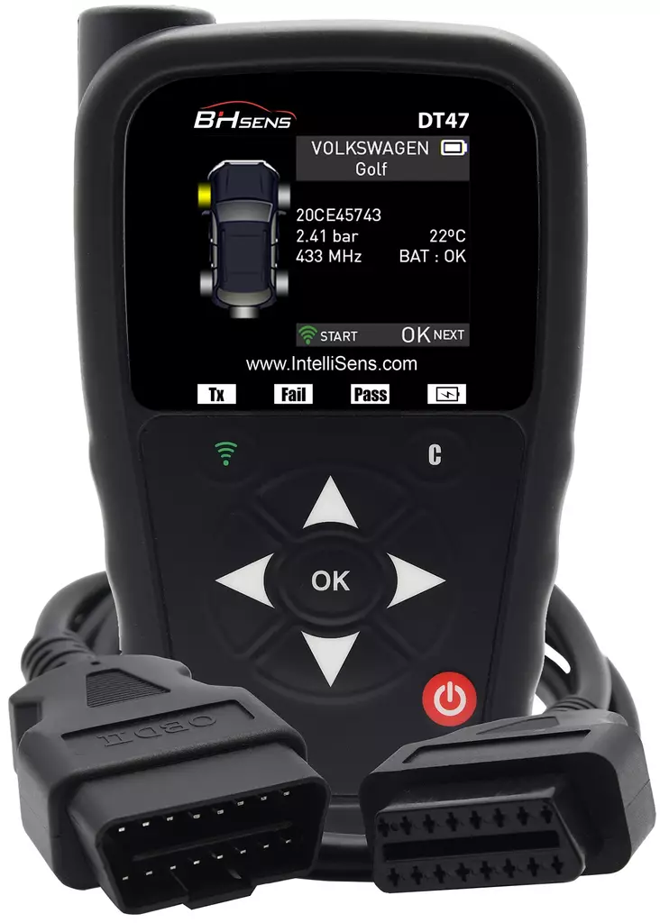 ATEQ VT47 TPMS-ohjelmointityökalu useimmille anturimerkeille - TPMS rengaspaineanturit - 115022 - 1