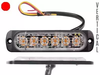AXIXTECH ST6 PUNAINEN PYSTY LED-TASOVILKKU CLASS 2 # - Yleisosat ja tarvikkeet - 52642 - 1