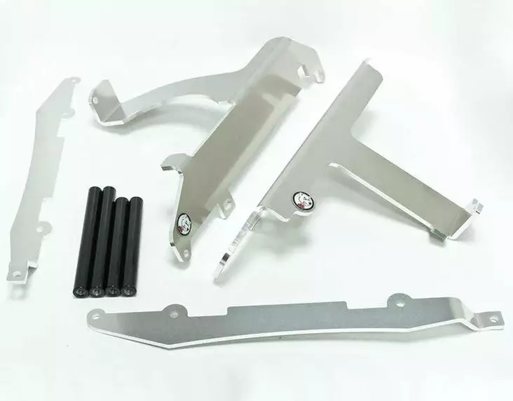 AXP Radiator Braces Black Sherco 250/300 SEF RACING/FACTORY/SCF FACTORY 12-23 - Moottoripyörän Suojat & suojukset - 93182 - 1