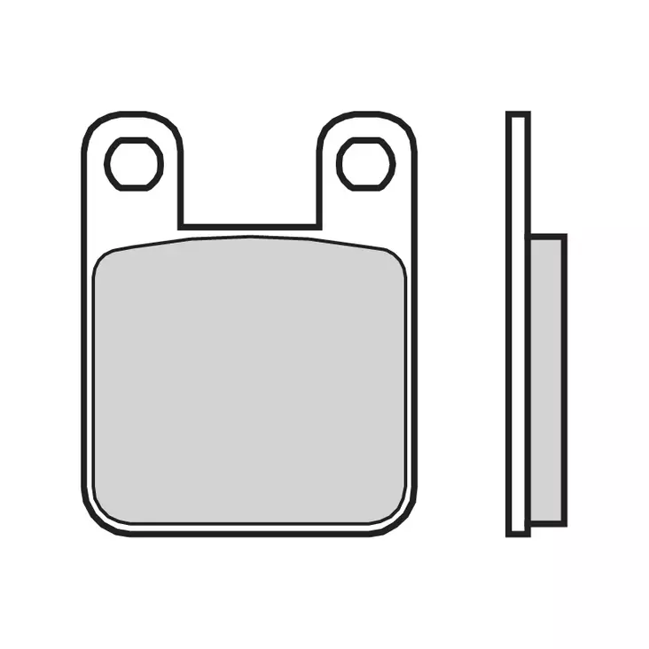 Brembo Jarrupalat Carbon-Ceramic - Moottoripyörän Jarrupalat - 102652 - 1