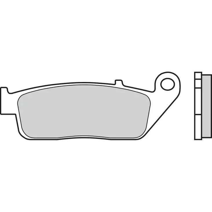 Brembo Jarrupalat Taakse Sintered Road - Moottoripyörän Jarrupalat - 102452 - 1