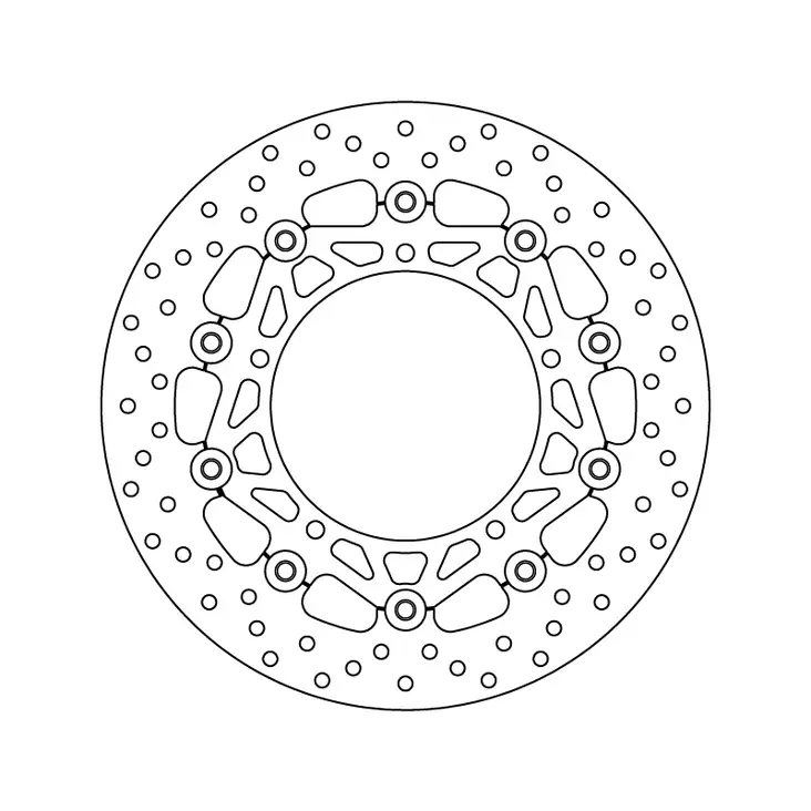 Brembo Serie Oro jarrulevy kelluva - Moottoripyörän Jarrulevyt - 102612 - 1
