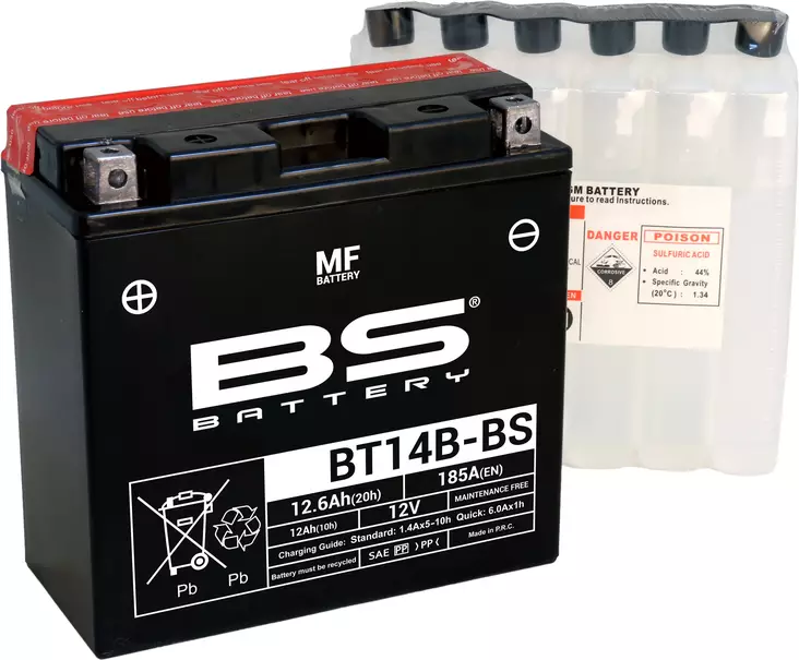 BS Battery BT14B-BS MF (cp) Maintenance Free - Yleisosat - Akut - 107802 - 1
