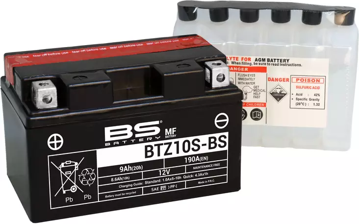 BS Battery BTZ10S-BS MF (cp) Maintenance Free - Yleisosat - Akut - 108542 - 1