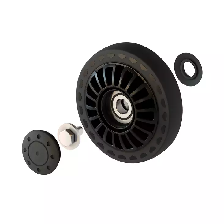 Camso Telastopyörä 134mm (X4S ulompi, tuplalaakerit) - Mönkijän Telaketjusarjojen varaosat - 81222 - 1