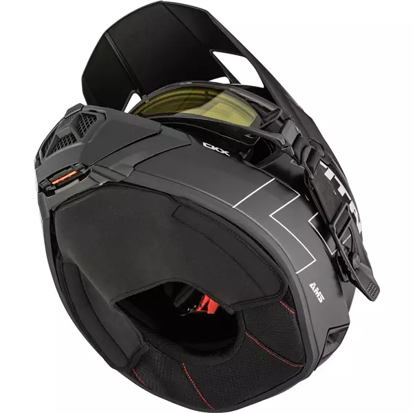 CKX Kypärä Titan AMS Mattamusta + Sähköläm. Ajolasit XL - Moottorikelkan Offroad-kypärät - 78342 - 1