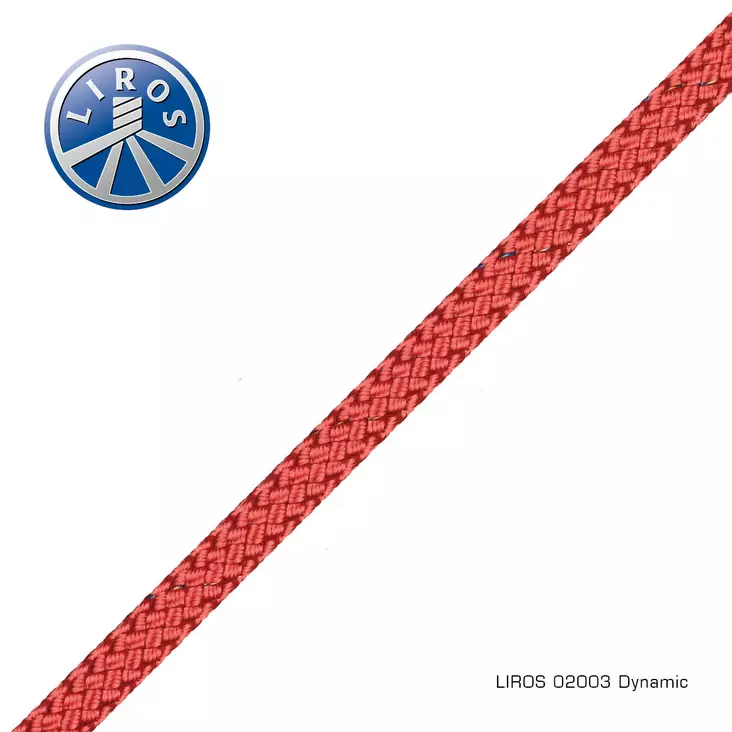 Dynamic halyard w spliced eye Red 10mm x 35m - Veneen Köydet - 88512 - 1