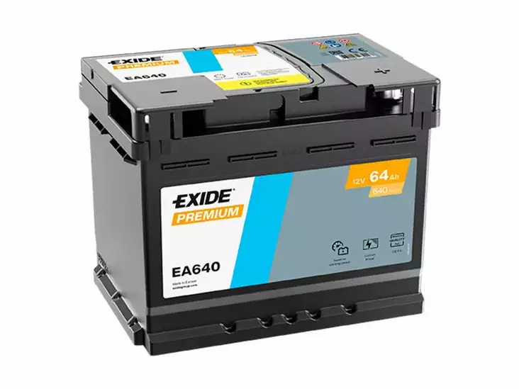 EA640 EXIDE PREMIUM 64AH 242X175X190 -/+ 640A - Yleisosat ja tarvikkeet - 44892 - 1