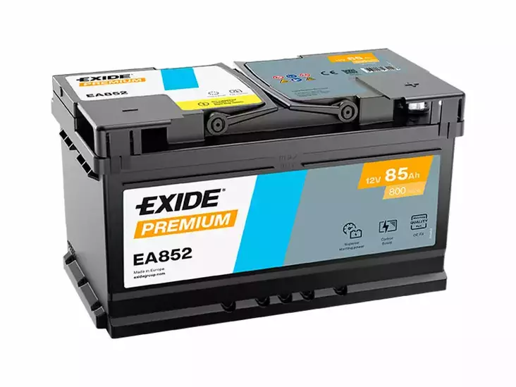 EA852 EXIDE PREMIUM 85AH 315X175X175 -/+ 800A - Yleisosat ja tarvikkeet - 44872 - 1