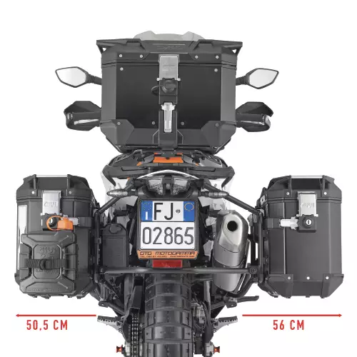 Givi Pann.Holder Ktm 890 Smt 2023 X Outback - Moottoripyörän Laukkujen kiinnityssarjat & tavaratelineet - 83592 - 1