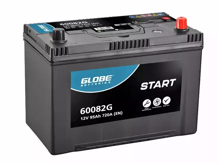 GLOBE START SMF 95AH 304X173X225 -/+ 720A EN - Yleisosat ja tarvikkeet - 46752 - 1